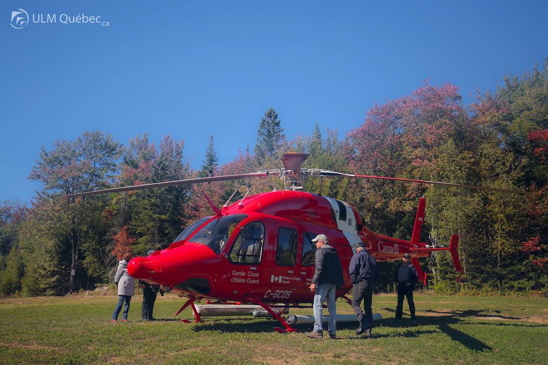 La garde côtière Canadienne au Festival ULM Québec